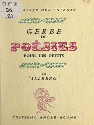 cover image of Gerbe de poésies pour les petits